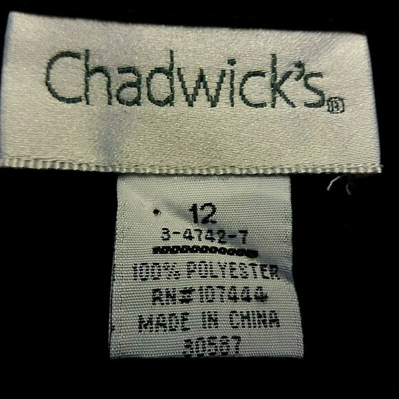 Chadwicks Brown Dress Womens Size 12 Retro Style - Picture 7 of 8